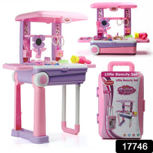 Assorted pretend play makeup and hair accessories from the kids beauty set.