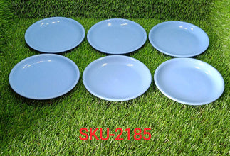 Compact mini plate set, ideal for small servings.