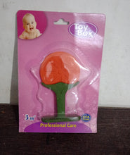 Vibrant Baby Silicone Teether against a clean white background.