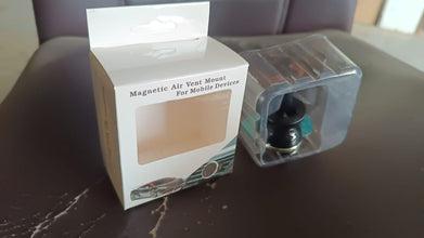 Universal magnetic car mobile holder installed in car interior