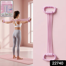 3 tube chest expander for strengthening arms, chest and shoulders