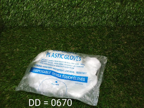 Hand wearing a transparent disposable glove, showing its flexibility and clear material.