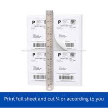 Stack of 100 Oddy A4 full-page self-adhesive label sheets