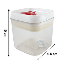 Lockable red lid food storage container for daily use