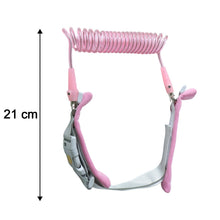 Size comparison of kids safety wrist link strap