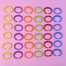 Bright colorful learning links for infants and toddlers