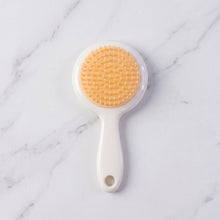 Durable kids hair comb with soft bristles and star shape top