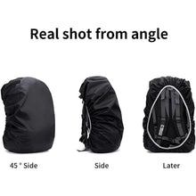 Side view of the waterproof cover with adjustable buckle straps for enhanced stability.