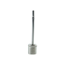 Silver air needle adapter for inflating sports balls