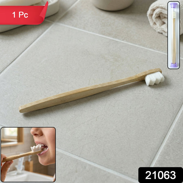 natural wood toothbrush case