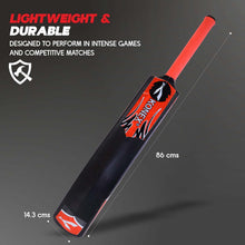 Plastic cricket bat with strong grip handle for beginners