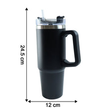 890 ML Large Capacity Insulated Travel Mug / Tumbler Black color (1 Pc)