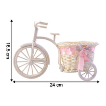 Decorative Bicycle Flower Pot with Basket (1 Pc)
