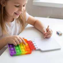 Rainbow silicone pop it cover