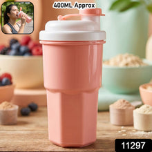 leakproof flip lid shaker bottle for health drinks