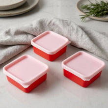 3-piece set of small kitchen storage containers for home and travel