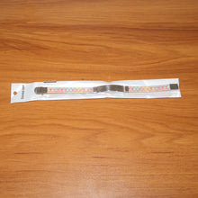 Gift style woven bracelet with premium stainless steel clasp