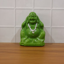 Live display of Laughing Buddha coin saving box