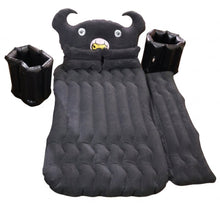 Car air mattress installed in car back seat for sleeping