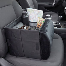 Foldable car storage box for bottles, tissues and gadgets
