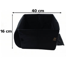 Car seat gap storage organizer with armrest support