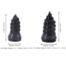 Size of tire repair nail for cars and bikes