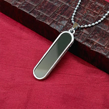 Elegant minimalist bar pendant necklace with matching chain