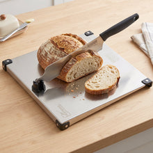 Stainless Steel 2 in 1 Cut and Chop Board with Knife and Sharpener (1 Set) view 4