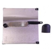Stainless Steel 2 in 1 Cut and Chop Board with Knife and Sharpener (1 Set) view 5