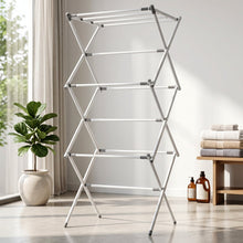3 Tier Folding Clothes Drying Rack Laundry Cloth Dryer Stand for Balcony (1 Set) view 8