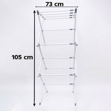 3 Tier Folding Clothes Drying Rack Laundry Cloth Dryer Stand for Balcony (1 Set) view 6