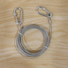 Steel wire rope clothesline use