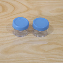 Daily use cosmetic jars with spatulas