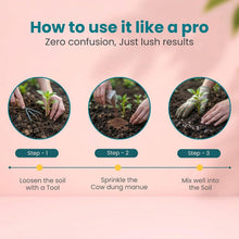 Organic soil improver manure for indoor and outdoor plants