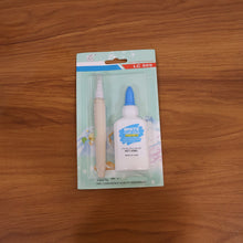 Creative craft supply set with multipurpose adhesive and correction pen