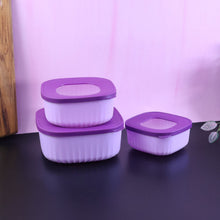 Close up of sealed kitchen food containers with durable lids