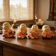 Set of Mini Monk Buddha figurines perfect for peaceful decor