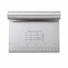 Kitchen dough divider and scraper for baking prep