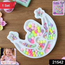 Creative craft set featuring assorted flower and crown beads for jewellery making