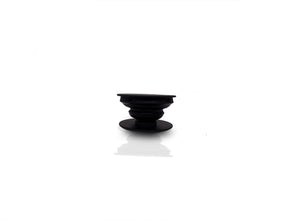 Fun and functional mobile pop socket for improved grip and personal style.
