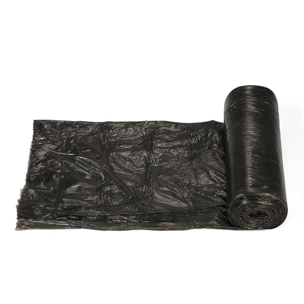 Heavy-duty biodegradable trash bags, ensuring leak-proof waste disposal.