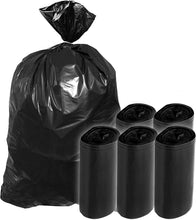 Single eco-friendly trash bag in use showing durability
