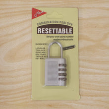 4 Digit Combination Padlock Resettable Number Lock for Luggage and Locker (1 Pc) view 9