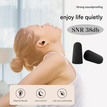 Men Soft Ear Plugs with Case Reusable Noise Reduction for Sleep (1 Pair)