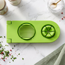 Compact 2 in 1 egg cutting tool with durable steel wires
