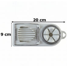 Kitchen egg slicer and wedger with sturdy stainless steel wires