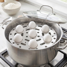 Collapsible stainless steel trivet stand for pots and pressure cookers