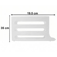 Space saving plastic egg organizer box for fridge