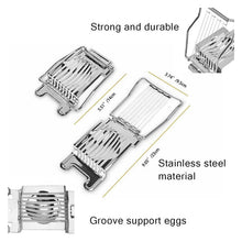 Egg slicer size guide and dimensions