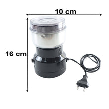 One touch coffee and spice grinder with steel blades